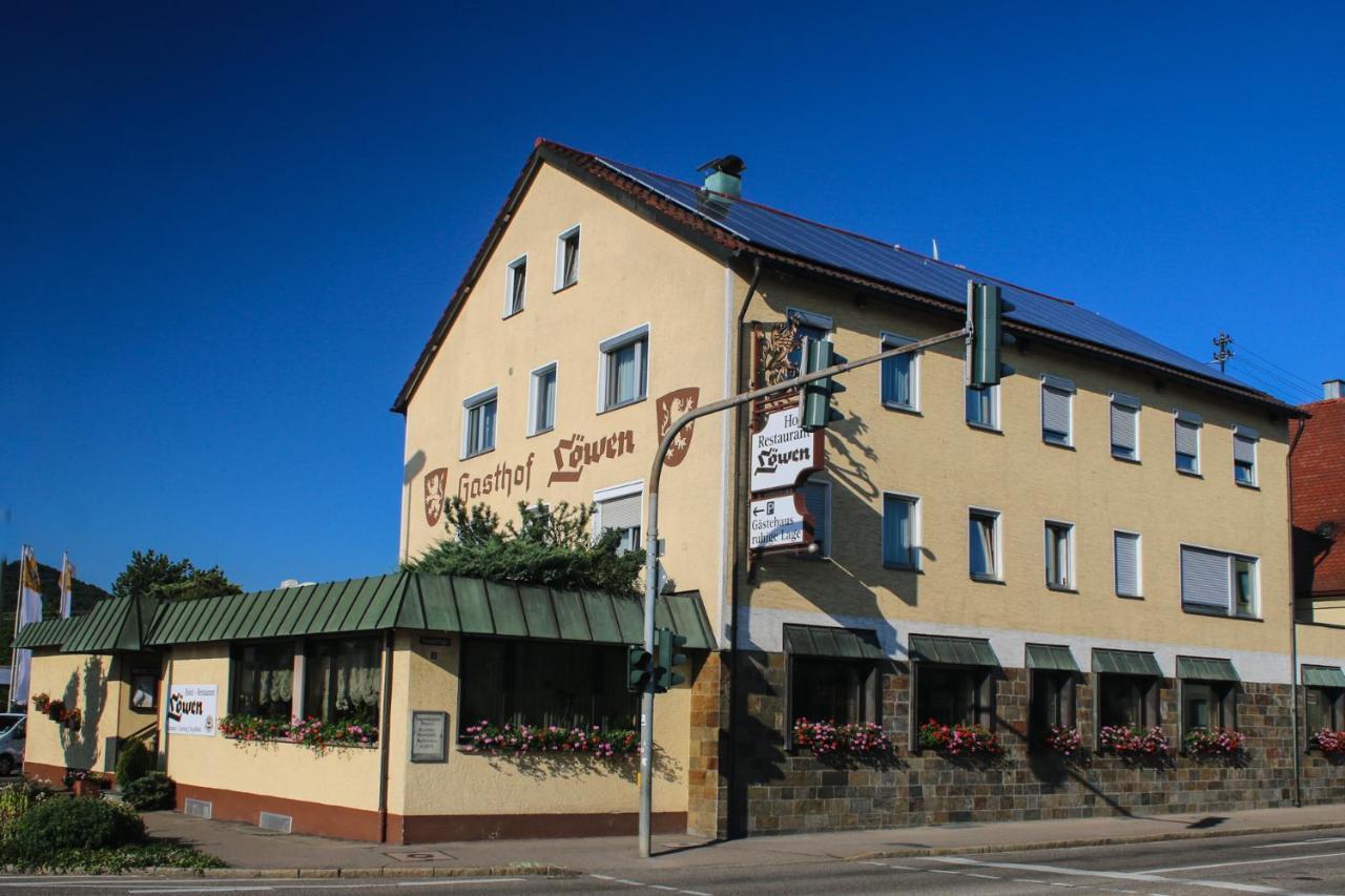 Hotel-Restaurant Und Gaestehaus Loewen Süßen Buitenkant foto